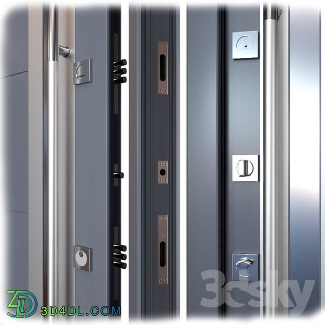 Entrance metal door Inox S 2 Your Frame 