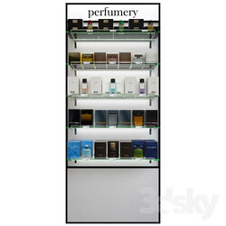 Rack with perfumery Dolce Gabbana 