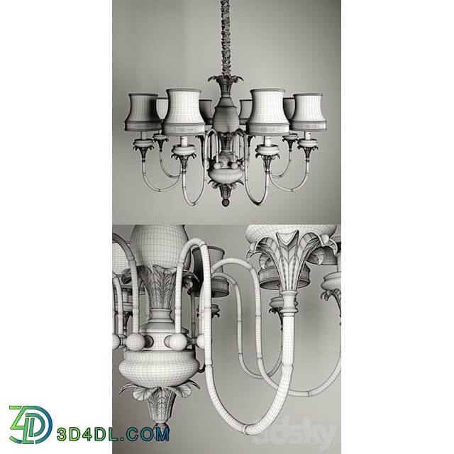 Lucea Exclusive Elsine Pendant light 3D Models