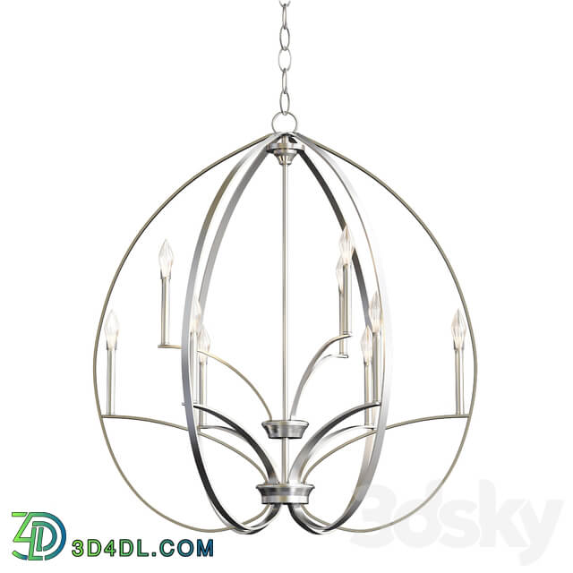 Tilbury Chandelier By Minka Lavery Pendant light 3D Models