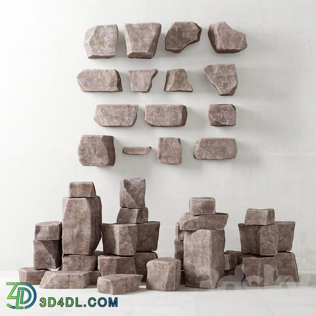 Rock stone collection Rock Stone Collection 3D Models