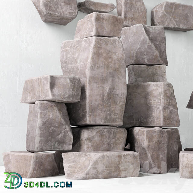 Rock stone collection Rock Stone Collection 3D Models