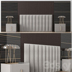 Wall Headboard Collection 004 Other 3D Models 