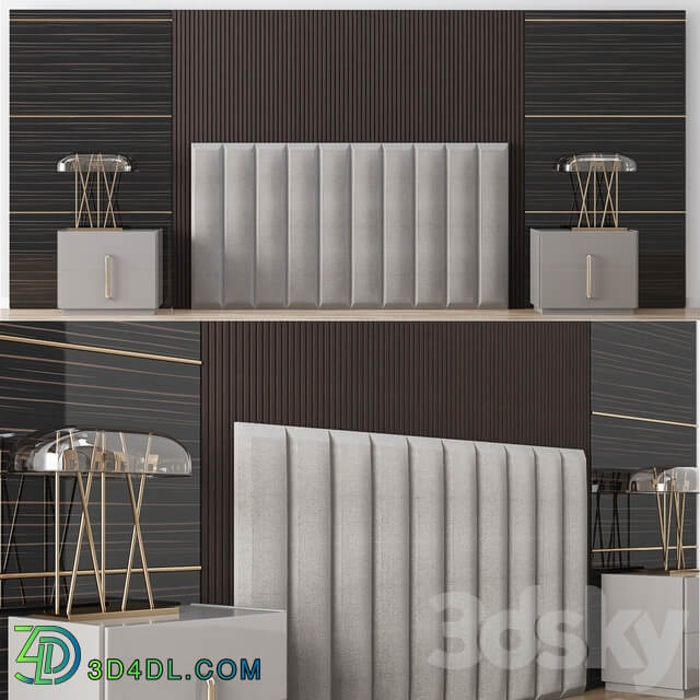 Wall Headboard Collection 004 Other 3D Models