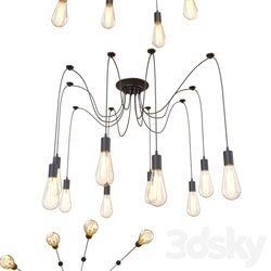 Nordic em00001 10h Spider LOFT1162 10 Pendant light 3D Models 