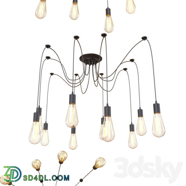 Nordic em00001 10h Spider LOFT1162 10 Pendant light 3D Models