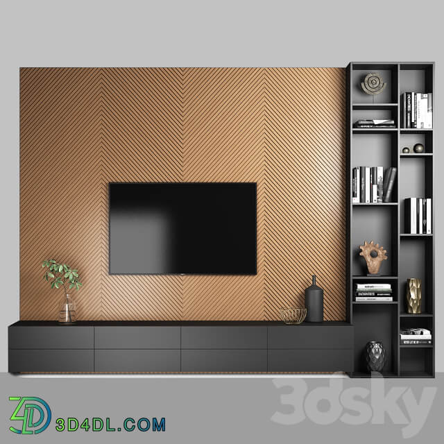 TV Wall 1 3D Models
