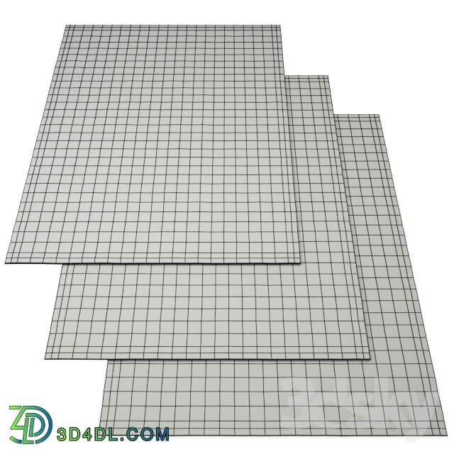 Braided Diamante Flatweave Collection Rug RH