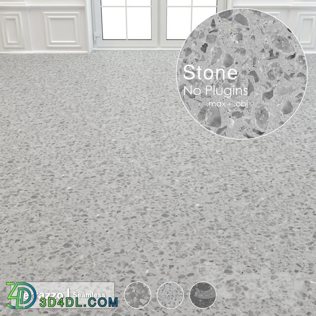 Seamless Terrazzo Stone 004