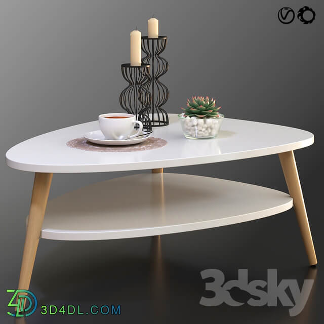 Coffee table Jimi La Redoute decorative set