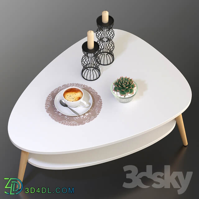 Coffee table Jimi La Redoute decorative set