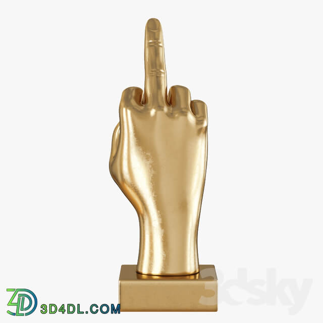 Other decorative objects Figurine fuck gold