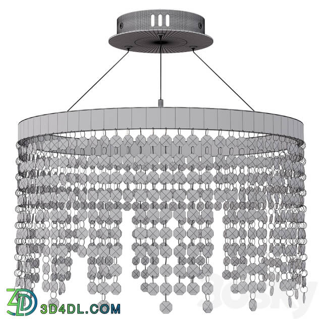 Suspension Royal 90050 1 2760 LM chrome Pendant light 3D Models