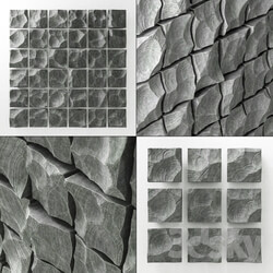 Other decorative objects Rock stone decorative panel Decorative panel of rock stone 