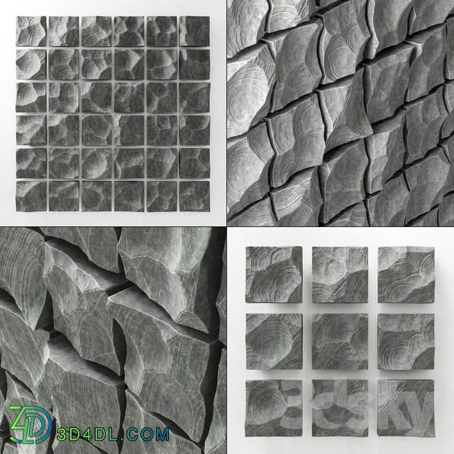 Other decorative objects Rock stone decorative panel Decorative panel of rock stone