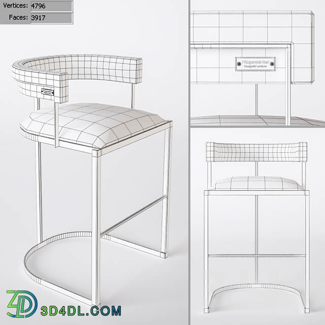 Bar Stool Fitzgerald Bar Rooma Design Furniture