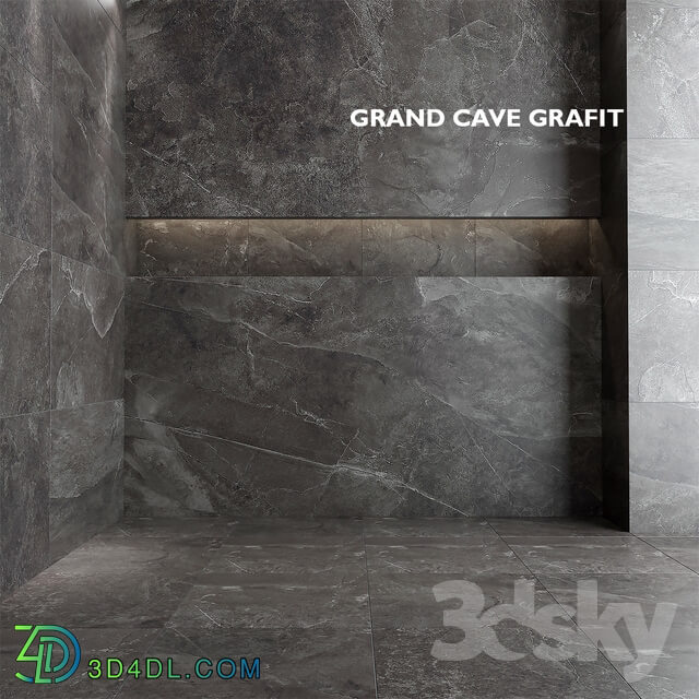 Tubadzin Monolith Grand Cave Graphite