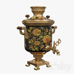 Tableware Russian samovar 