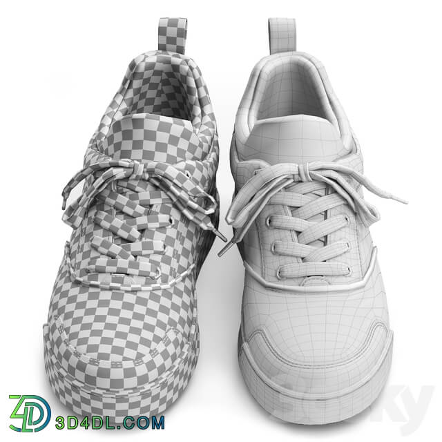 Aurelien Flat Footwear 3D Models