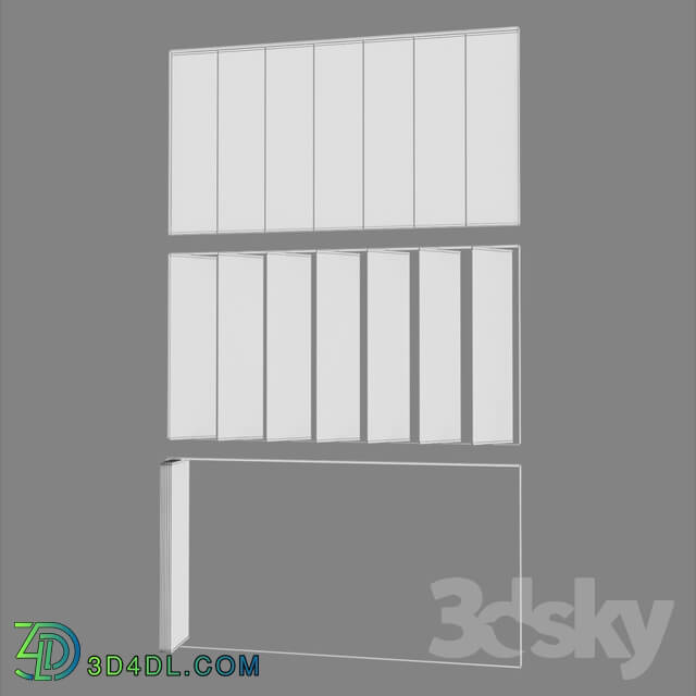 Glass partition movable