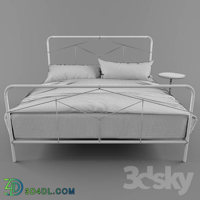 Bed Crate Barrel Casey Iron Bed