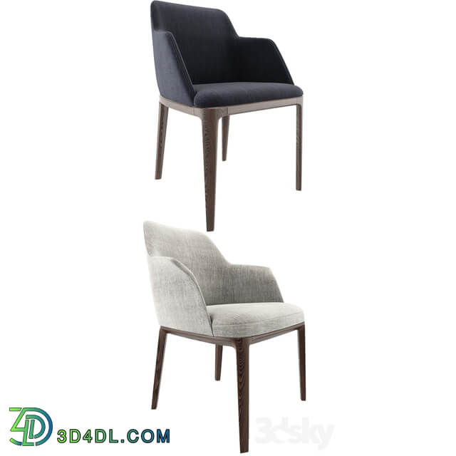 Poliform Sophia And Grace Arm Dining Chair