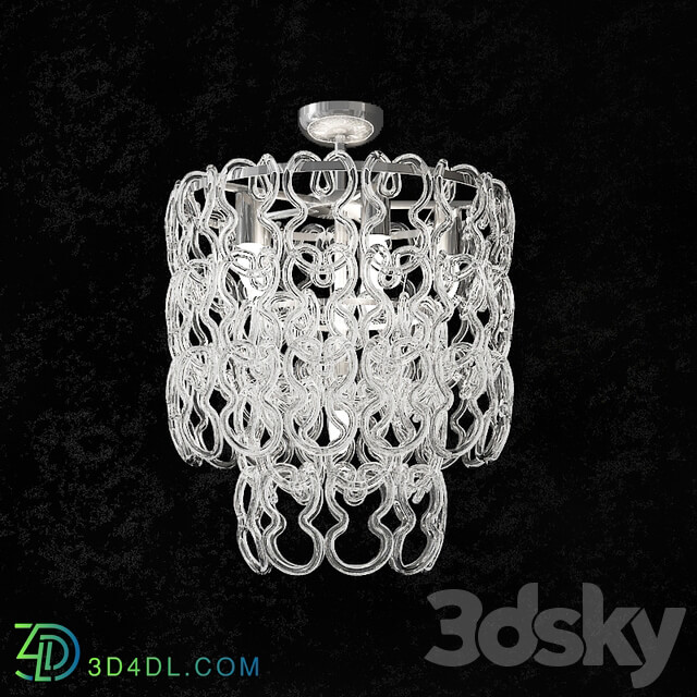 LUSTER IDEAL LUX ALBA PL7 Ceiling lamp 3D Models