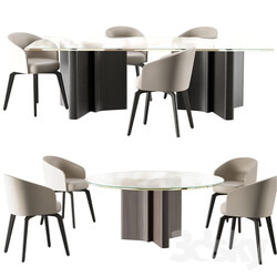 Table Chair Minotti Chair amelie dining table 