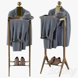 The Classical Valet Stand Clothes 3D Models 