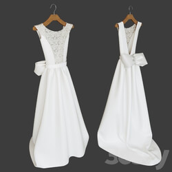 Wedding dress Clothes 3D Models 
