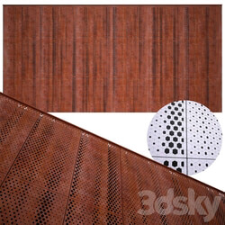 perforated metal panel N20 3D Models 