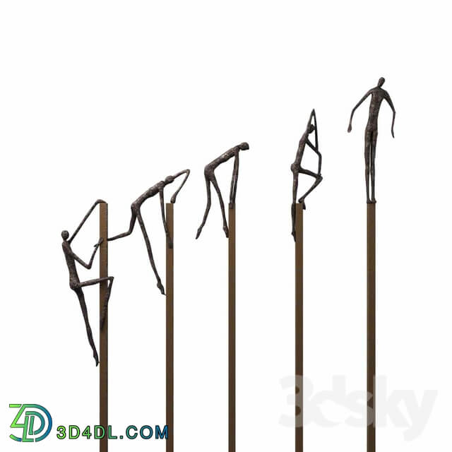 Gardeco SURPASS Bronze sculpture 3d model