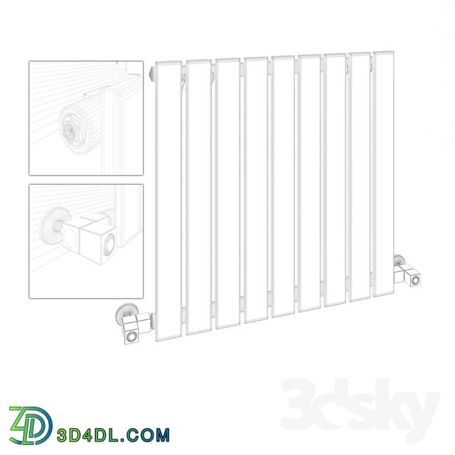 Single Panel Milano Alpha Radiator