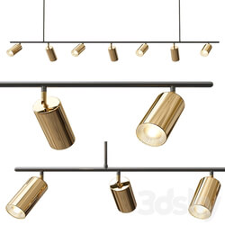 Lino Modern Pendant 7 light Pendant light 3D Models 