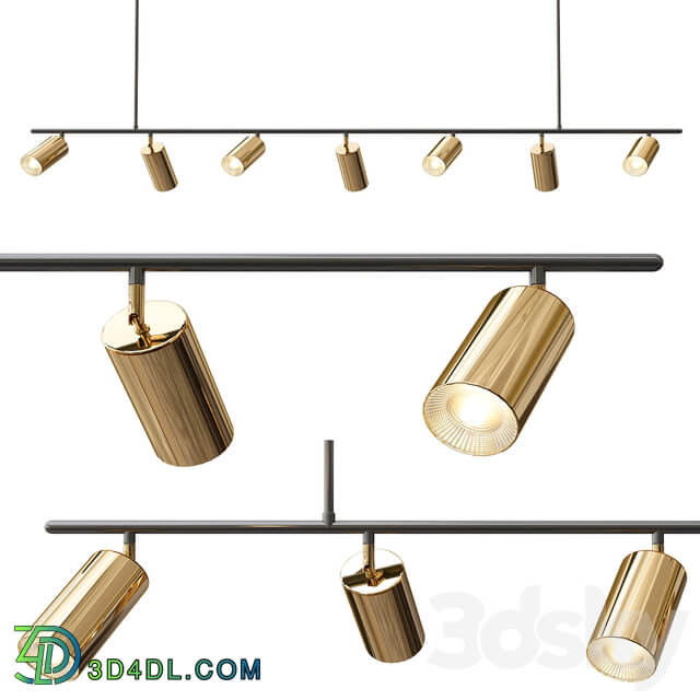 Lino Modern Pendant 7 light Pendant light 3D Models