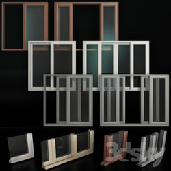 Sliding Stained Glass Aluminum Doors 
