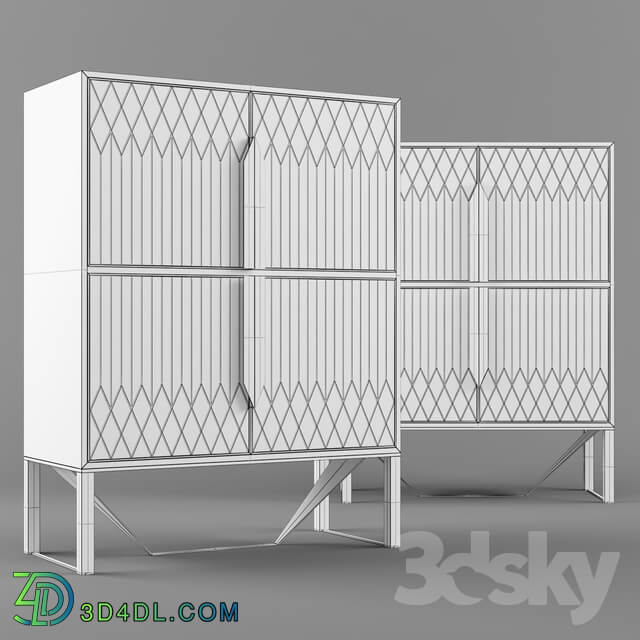 Sideboard Chest of drawer Capital Collection PRISMA Highboard