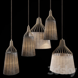 Designer lamp Redreta Pendant light 3D Models 