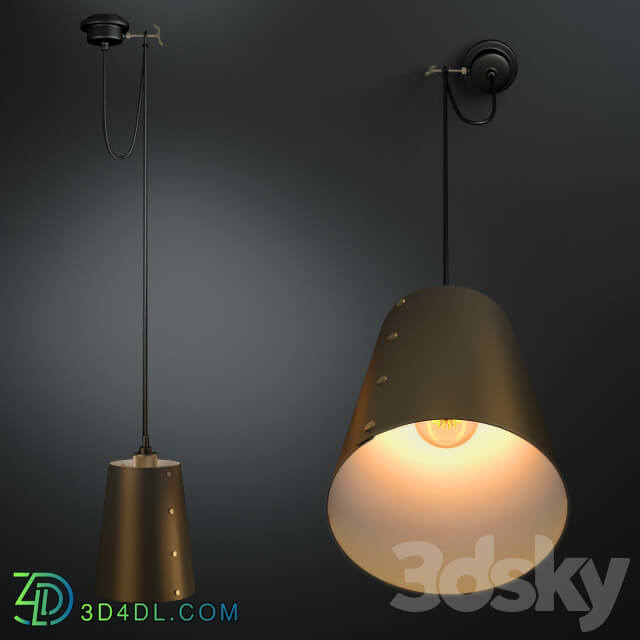 Buster Punch Hooked 1.0 Large Pendant light 3D Models