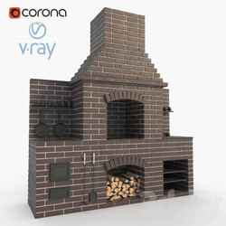 Brick oven 3D Models 