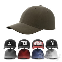 Baseball cap Clothes 3D Models 