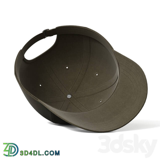 Baseball cap Clothes 3D Models