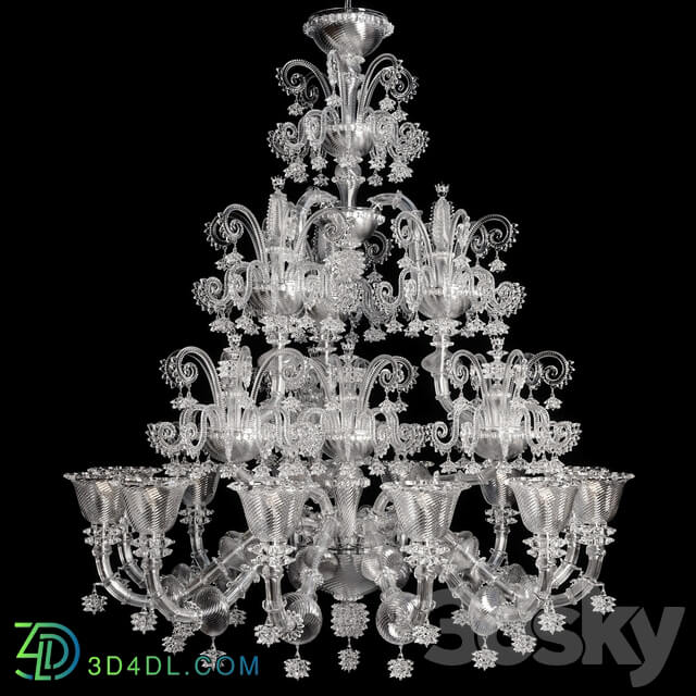 Barovier Toso Venezia 1295 Pendant light 3D Models