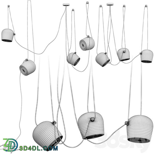Aim Lamp Pendant by FLOS Pendant light 3D Models