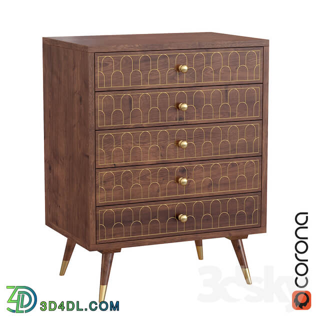 Sideboard Chest of drawer Dresser Muskat Five Drawers Kare Design