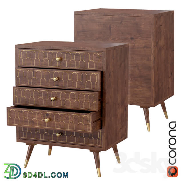 Sideboard Chest of drawer Dresser Muskat Five Drawers Kare Design