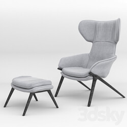 Armchair Foot Rest Cassina 