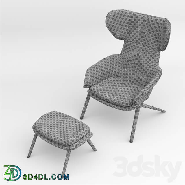 Armchair Foot Rest Cassina