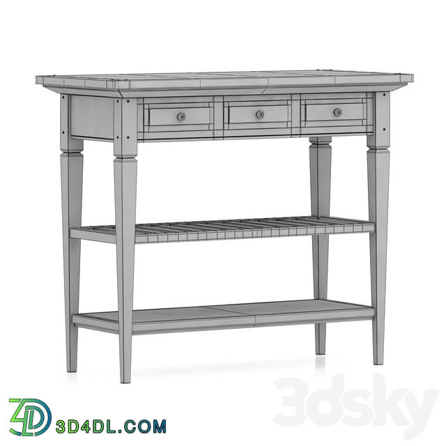 Dantone Home Oxford narrow console 3D Models