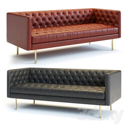 West Elm Modern Chesterfield Sofa 